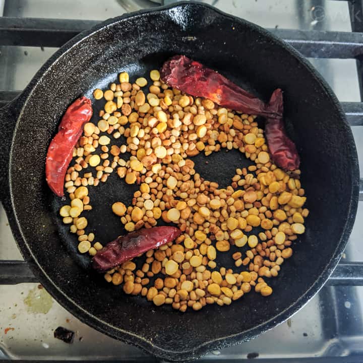 roasted lentils
