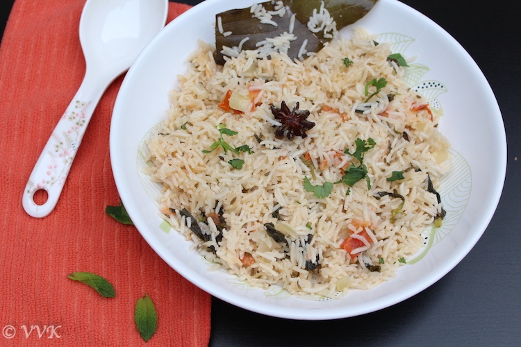 Thengai Pal Saadam / Coconut Milk Rice