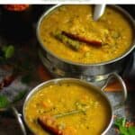 sambar with text overlay for pinterest