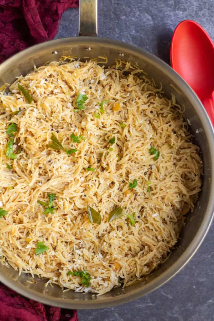 Easy Semiya Upma Vermicelli Upma Recipe with Coconut
