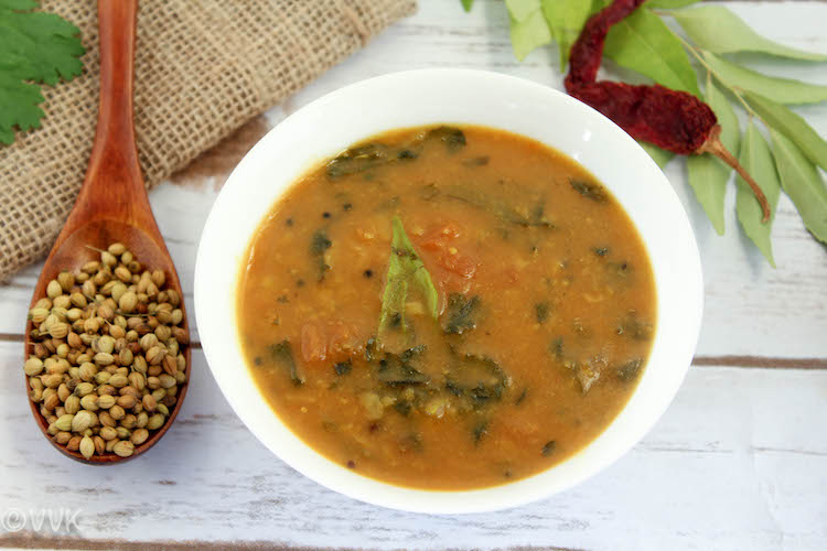Vendiya Keerai Kuzhambu Methi leaves Sambar