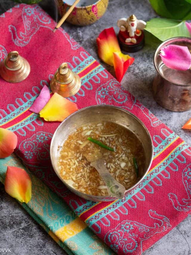 Bevu Bella | Ugadi Pachadi - Vidhya’s Vegetarian Kitchen