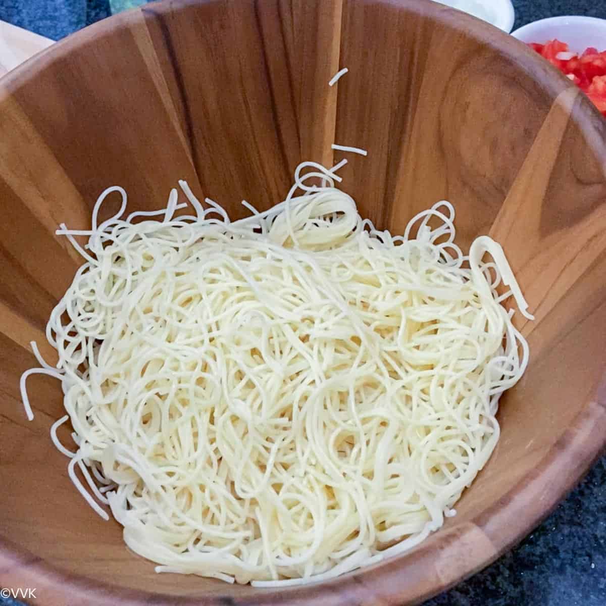 cooked pasta