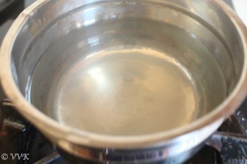 Boiling sugar and China grass as the next step