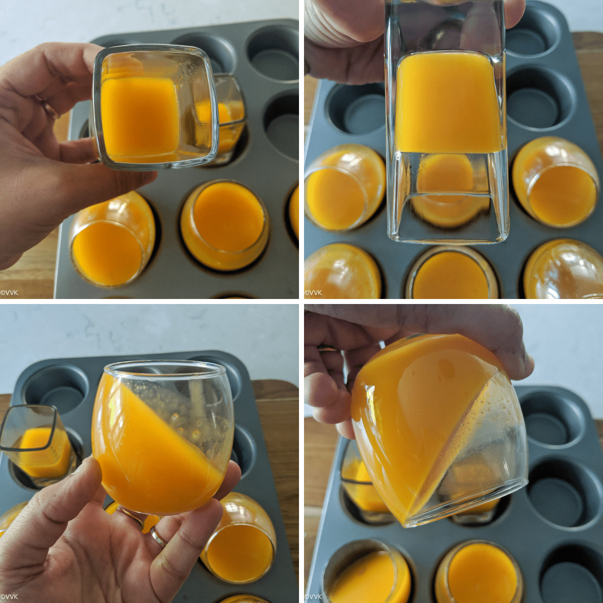 collage of set mango layer