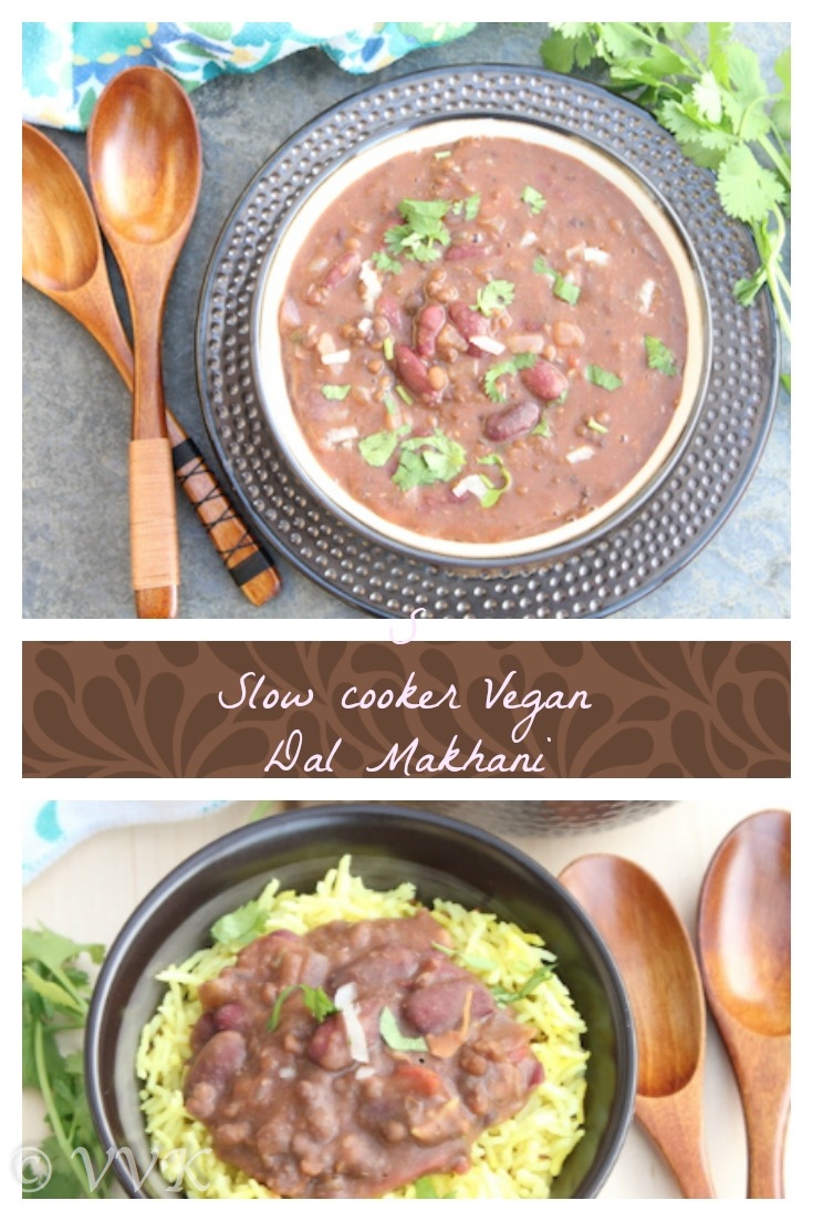 Slow Cooker Vegan Dal Makhani