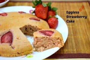 Eggless-Strawberry-Cake