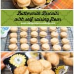 Buttermilk Biscuits collage of three images with text overlay