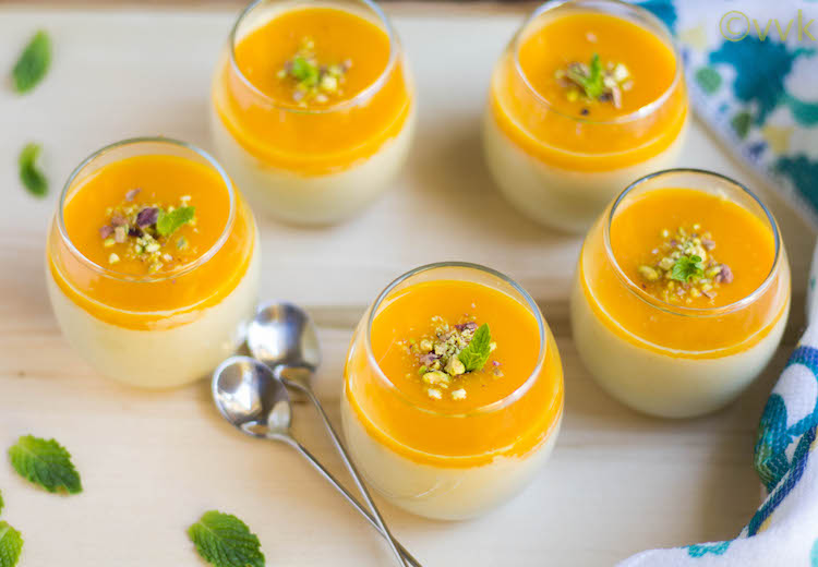 Vegan Mango Mousse With Coconut Milk Cream Vegan Mango Desserts 