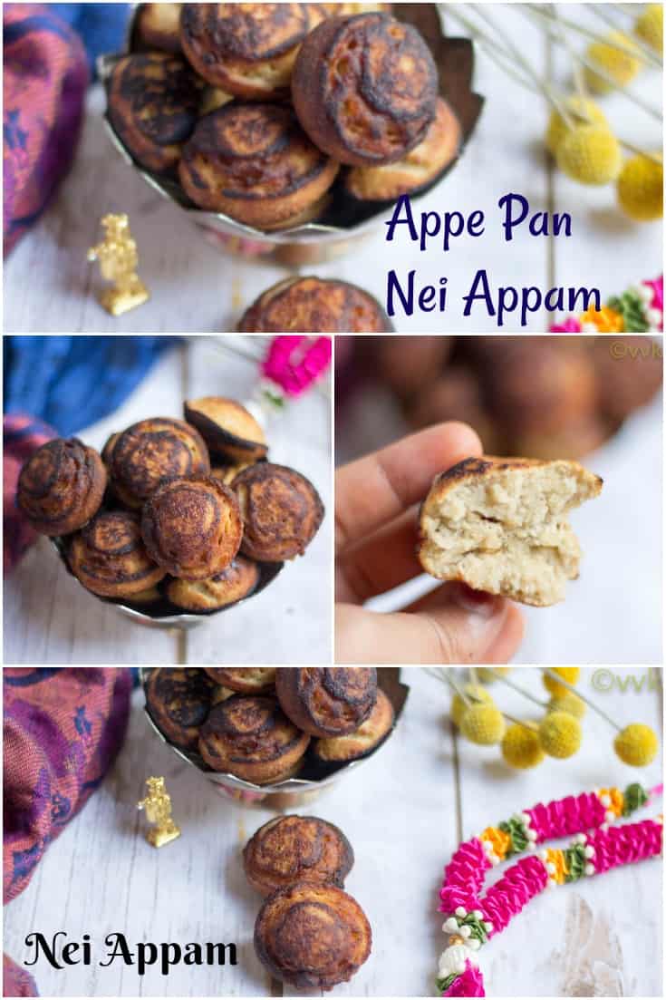Paniyaram Pan Nei Appam collage with text overlay