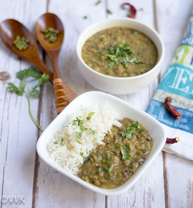 Instant Pot Mashed Green Gram Dal