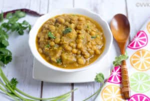 Tondak Instant Pot Chanya Tonak | Goan Dry Peas Curry | Tondak