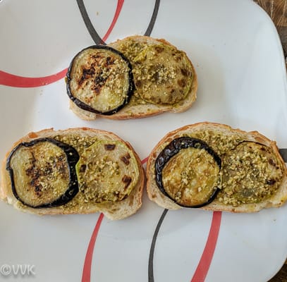 Eggplant Mozzarella Sandwich - Step 7 Shot