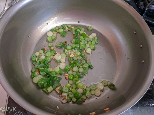 Add green onions