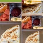 Jalapeno Cheese Quesadilla collage with text overlay