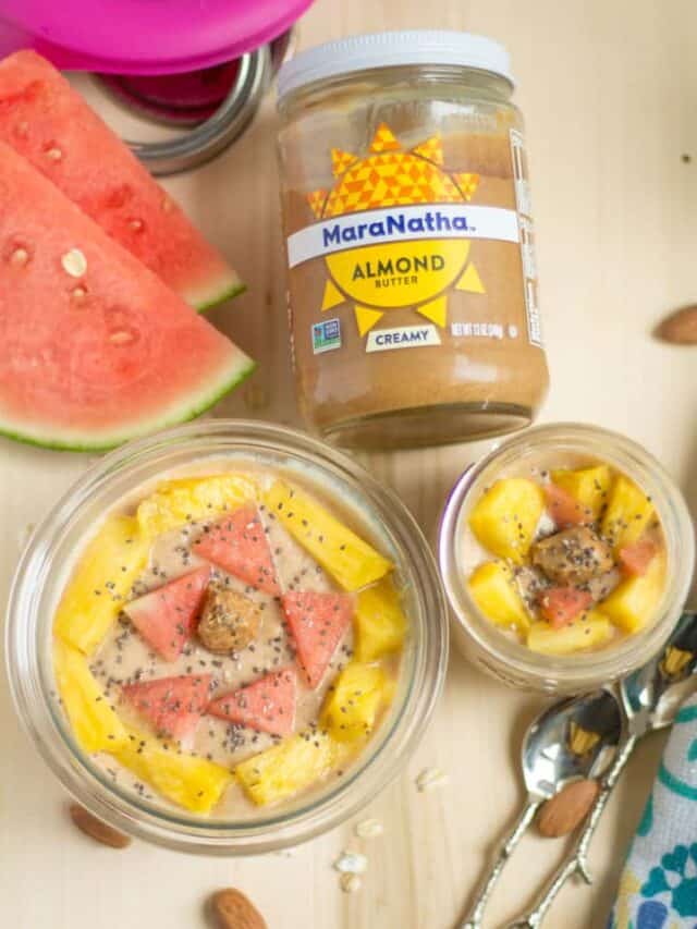 Overnight Oats with Almond Butter