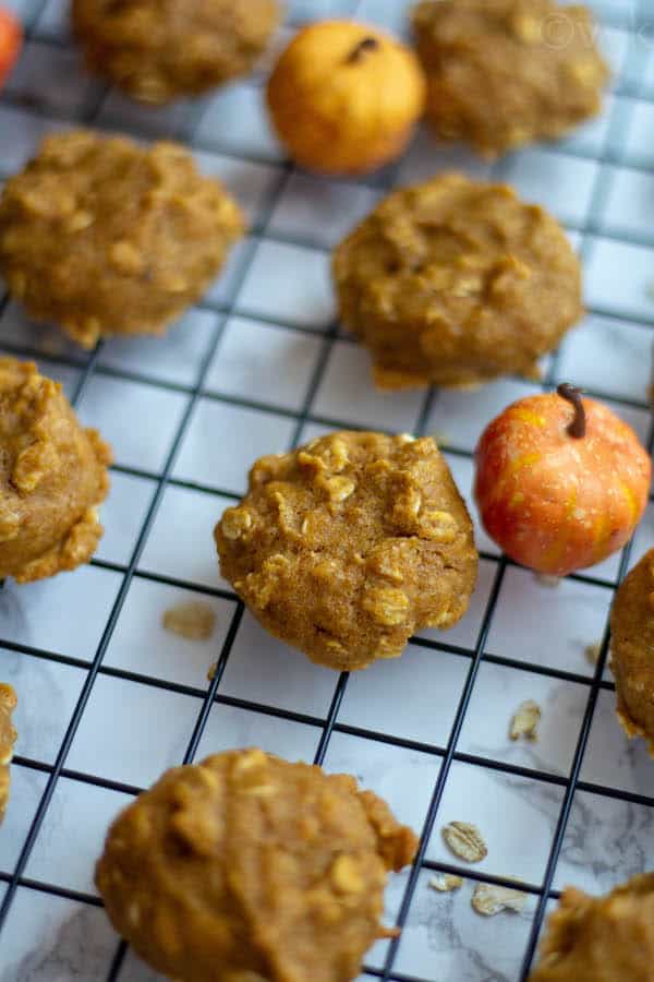 Eggless Pumpkin Cookies - vegan deliciousness that is hard to resist