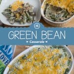 Green Bean Casserole collage with text overlay