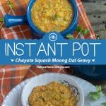Instant Pot Chow Chow Kootu collage with text overlay