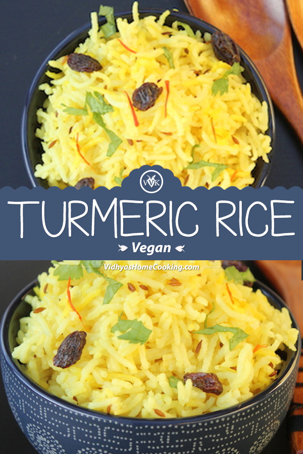 Vegan Turmeric Saffron Rice Rice Cooker Recipes VVK
