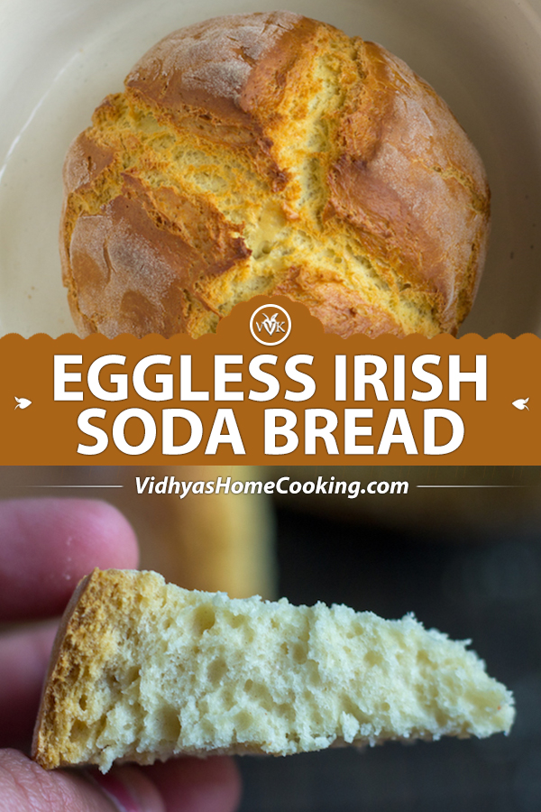 Eggless Irish Soda Bread with Buttermilk Vidhya’s Vegetarian Kitchen