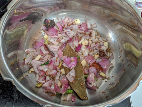 delhi veg biryani step 1
