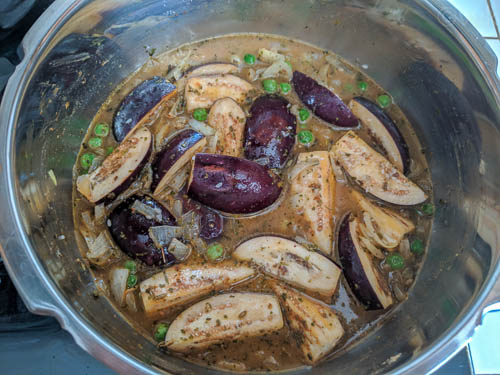eggplant biryani step 4