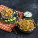 gongura pickle pulav in a handi