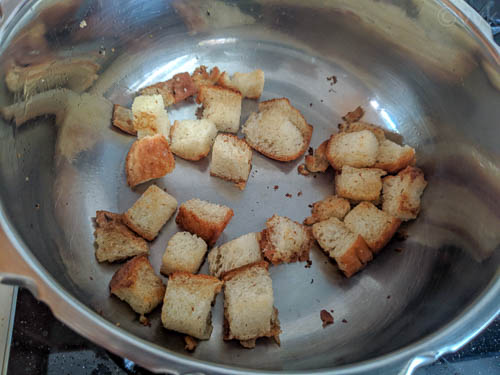 veg biryani frying bread