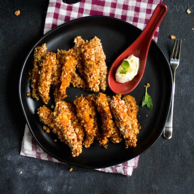 Crispy Baby Corn Air Fryer Baby Corn Vidhya’s Vegetarian Kitchen