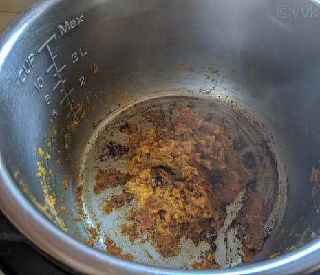 kali dal masala after cooked