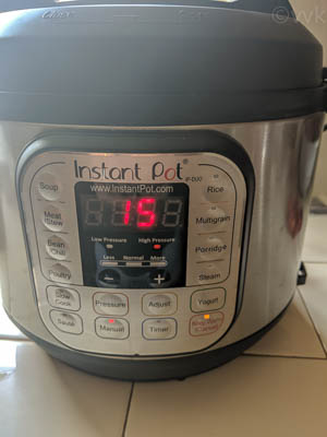 instant pot khichdi cooking time