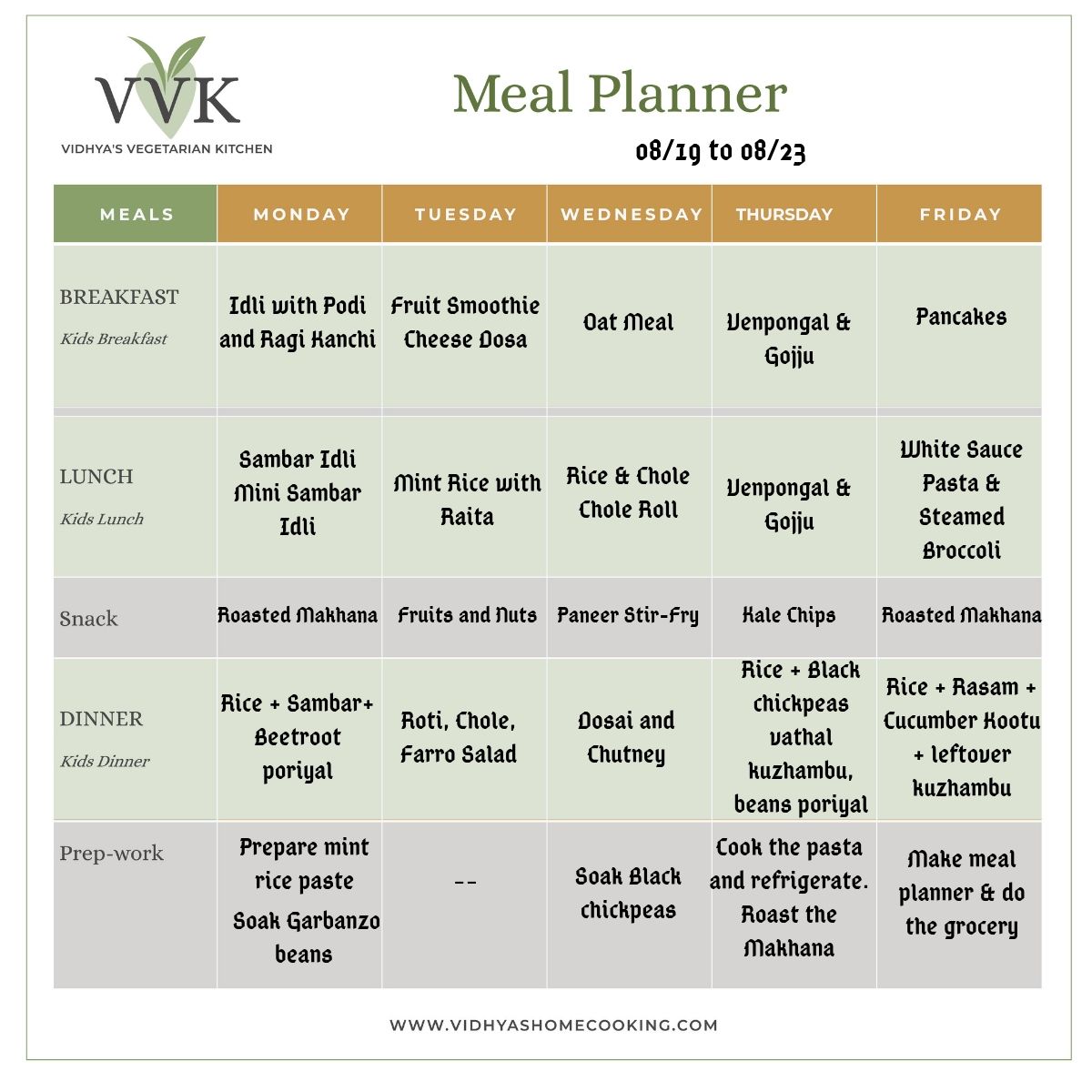 Meal Planner 1 