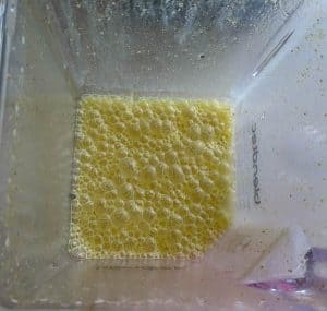 haldi chaas in the blender