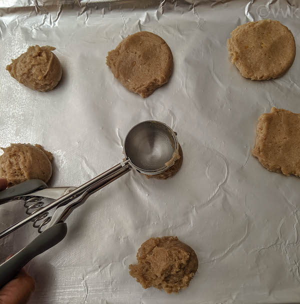 pressing the cookies