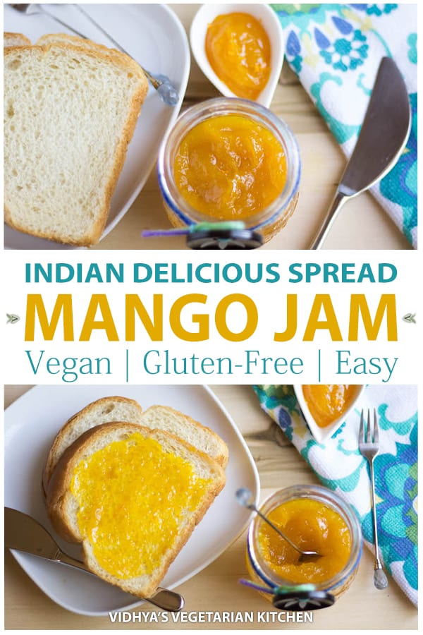 Mango Jam collage with text overlay