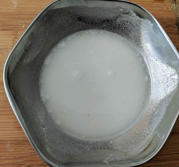 rice flour slurry