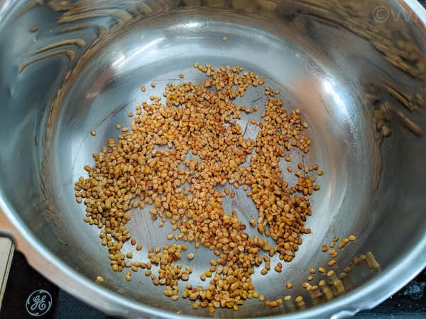 roasted moong dal