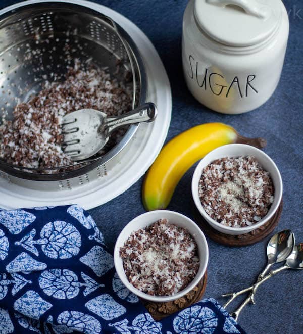 instant pot ragi puttu