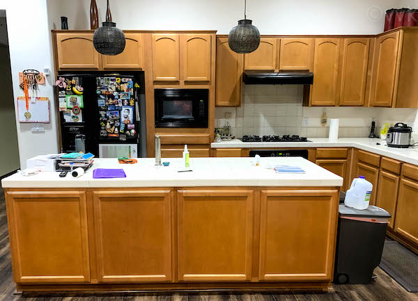 kitchen before remodeling