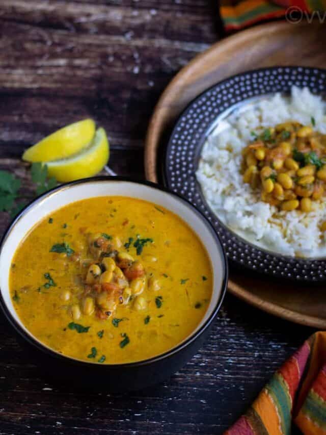 Instant Pot Soy Beans Curry Recipe