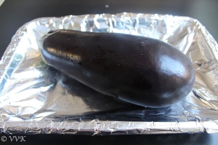 eggplant before roasting