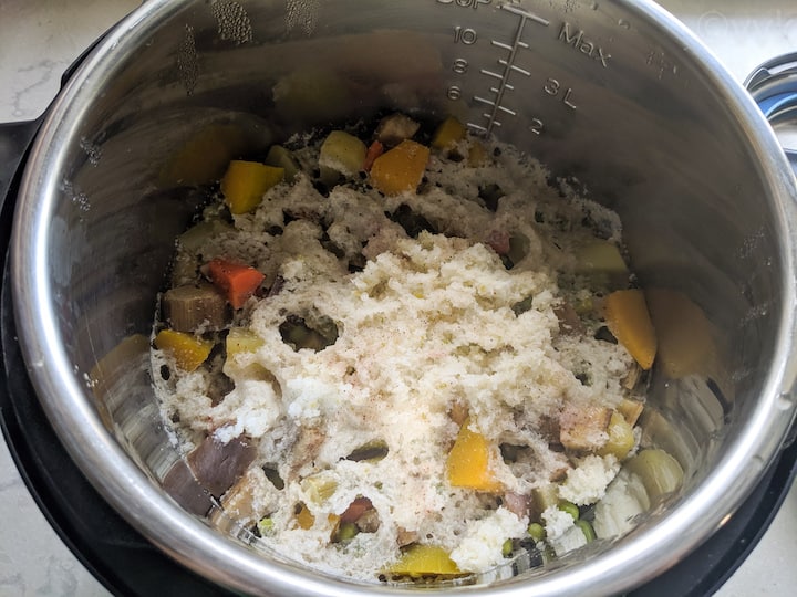 cooked avial in instant pot