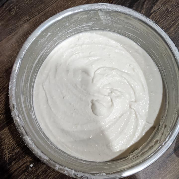 ground idli dosa batter placed in inner pot of the instant pot