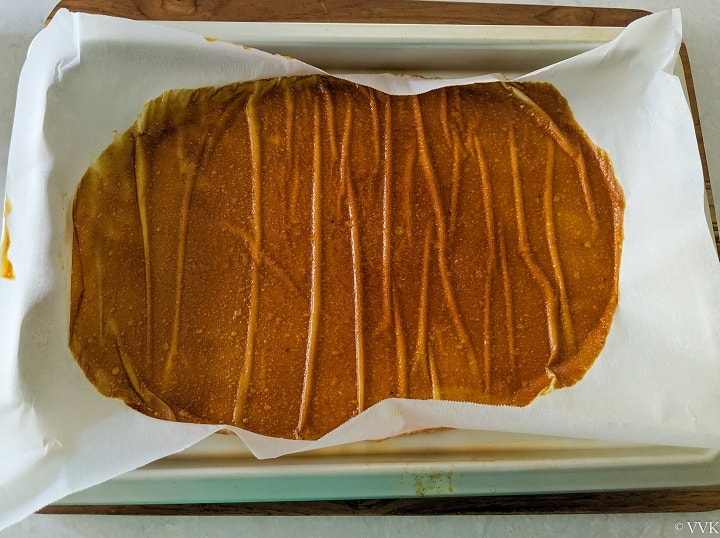 baked mango roll ups