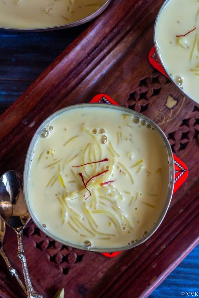Semiya Payasam SemiHomemade Vermicelli Kheer with Evaporated and