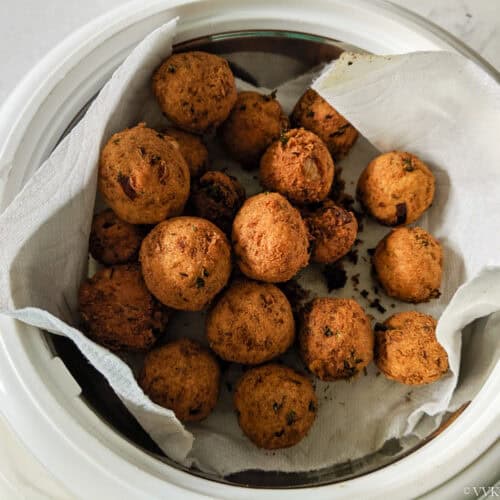 Falafel Recipe (Canned Chickpeas) Vidhya’s Home Cooking