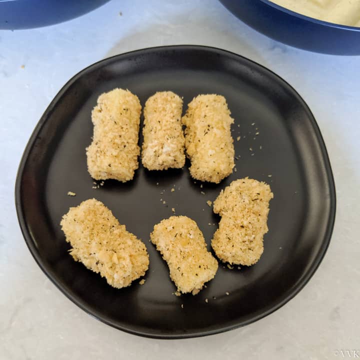 cheese coated with panko