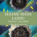 sesame seeds collage with text overlay for pinterest