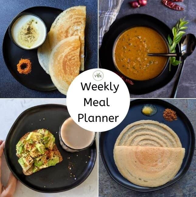 weekly meal planner feature